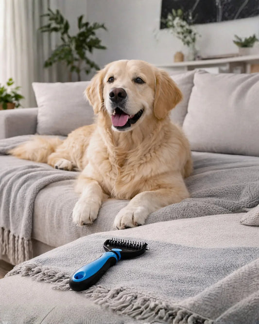 The Grooming Rake — Golden Retriever lifestyle