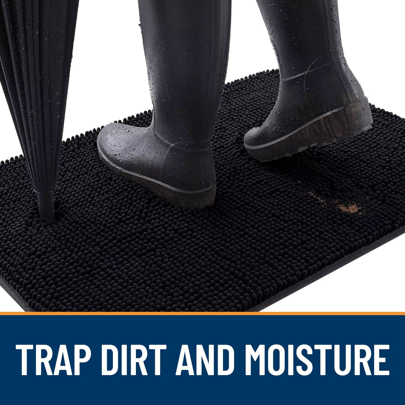 Dogs Entry Indoor Door Mat Dirt Absorbent Non-Slip Washable Mat Quick Dry Microfiber Mud Mat Dog Door Mat for Muddy Paws